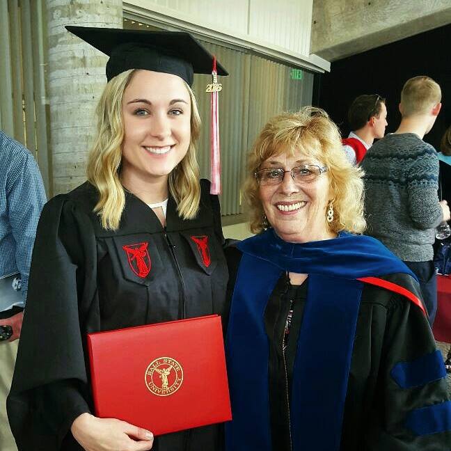 Liz Landers graduates from Ball State